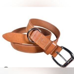 POLO RALPH LAUREN Saddlers Italian Leather Belt Size 34/85 EUC